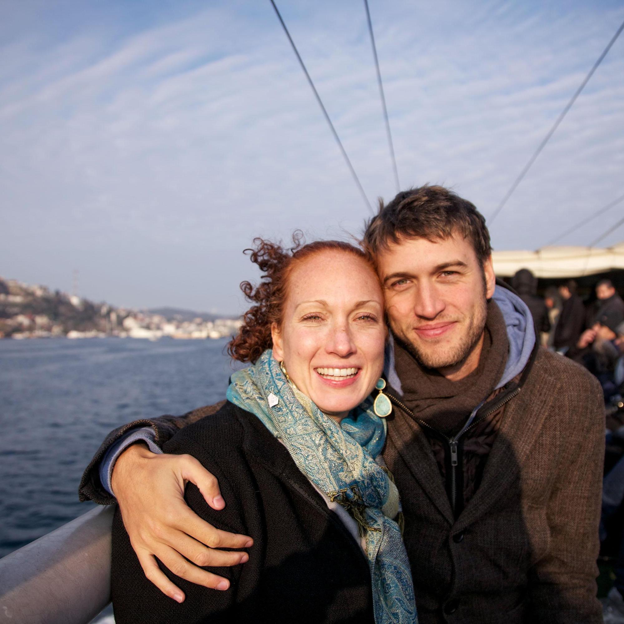 Boat ride in Istanbul.