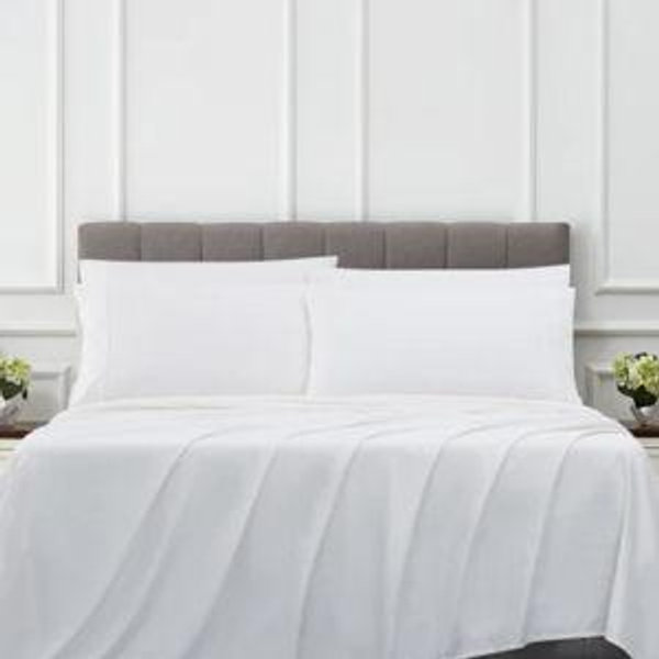 Kirkland Signature 680 Thread Count Sheet Set QUEEN - WHITE