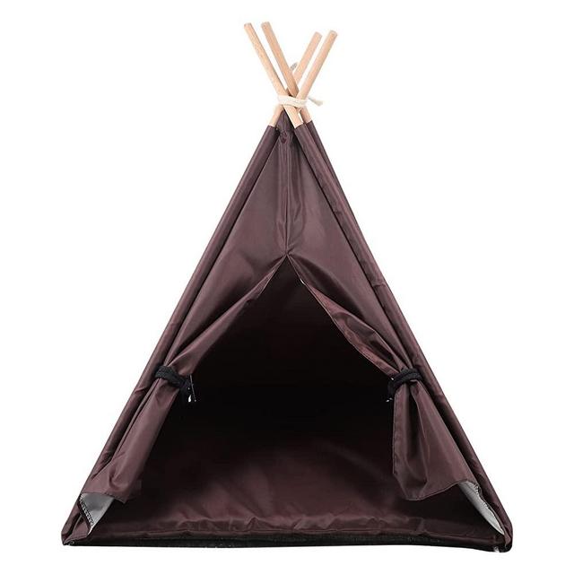Balacoo Pet Teepee for Small Dogs- Indoor Dog House, Washable Waterproof Tent Bed for Dogs Puppy Cats