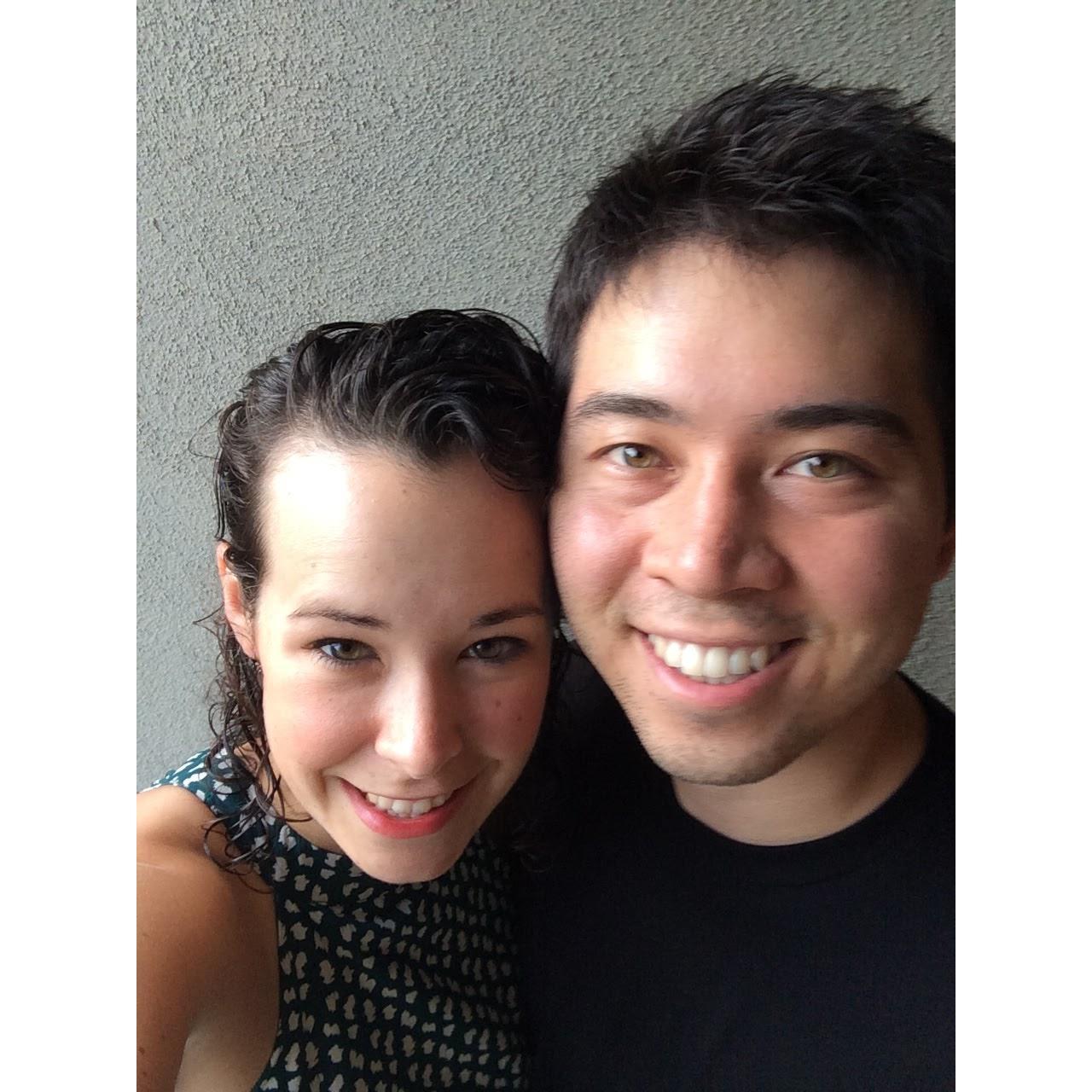 August 2015: Date night for Alex's birthday.