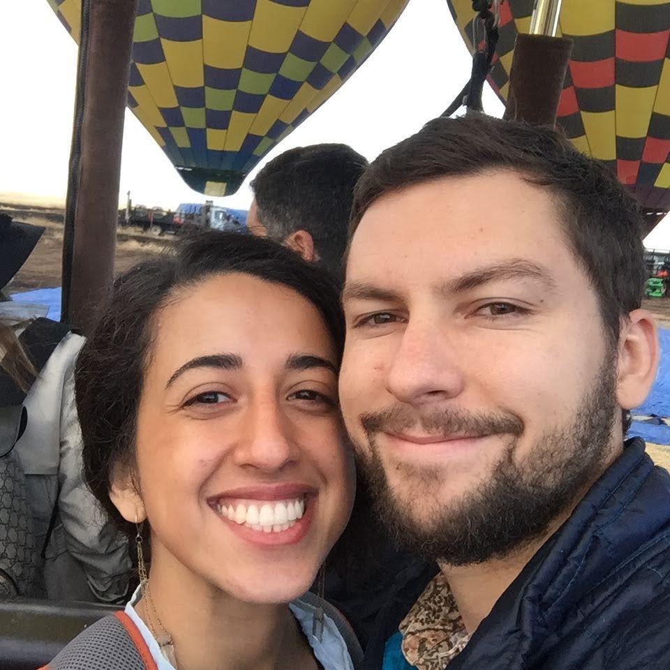 Hot air balloon surprise for my birthday!