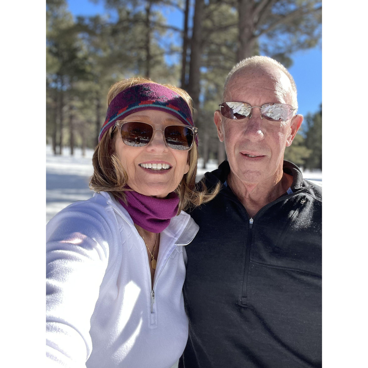 January 2022. Our first trip!
Flagstaff --cross country skiing.