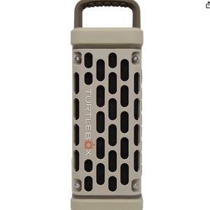 Turtlebox Ranger: Loud! Outdoor Portable Bluetooth 5.4 Speaker | Rugged, Waterproof, Ultra-Portable | Plays to 105db, Deep Bass, Shockproof, Unlimited Pairing for Full Stereo Experience, Tan