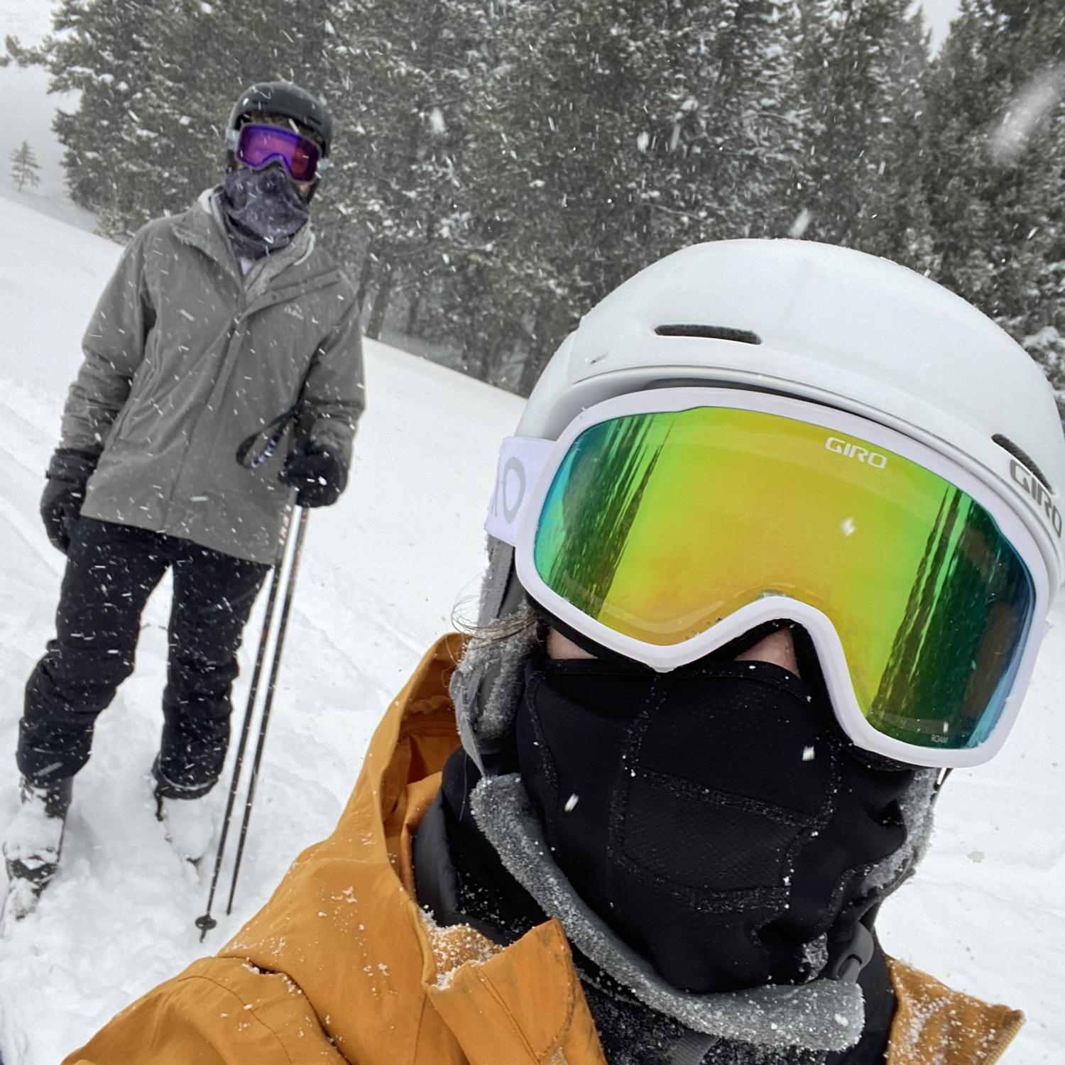 Back when it used to snow on our ski trips.