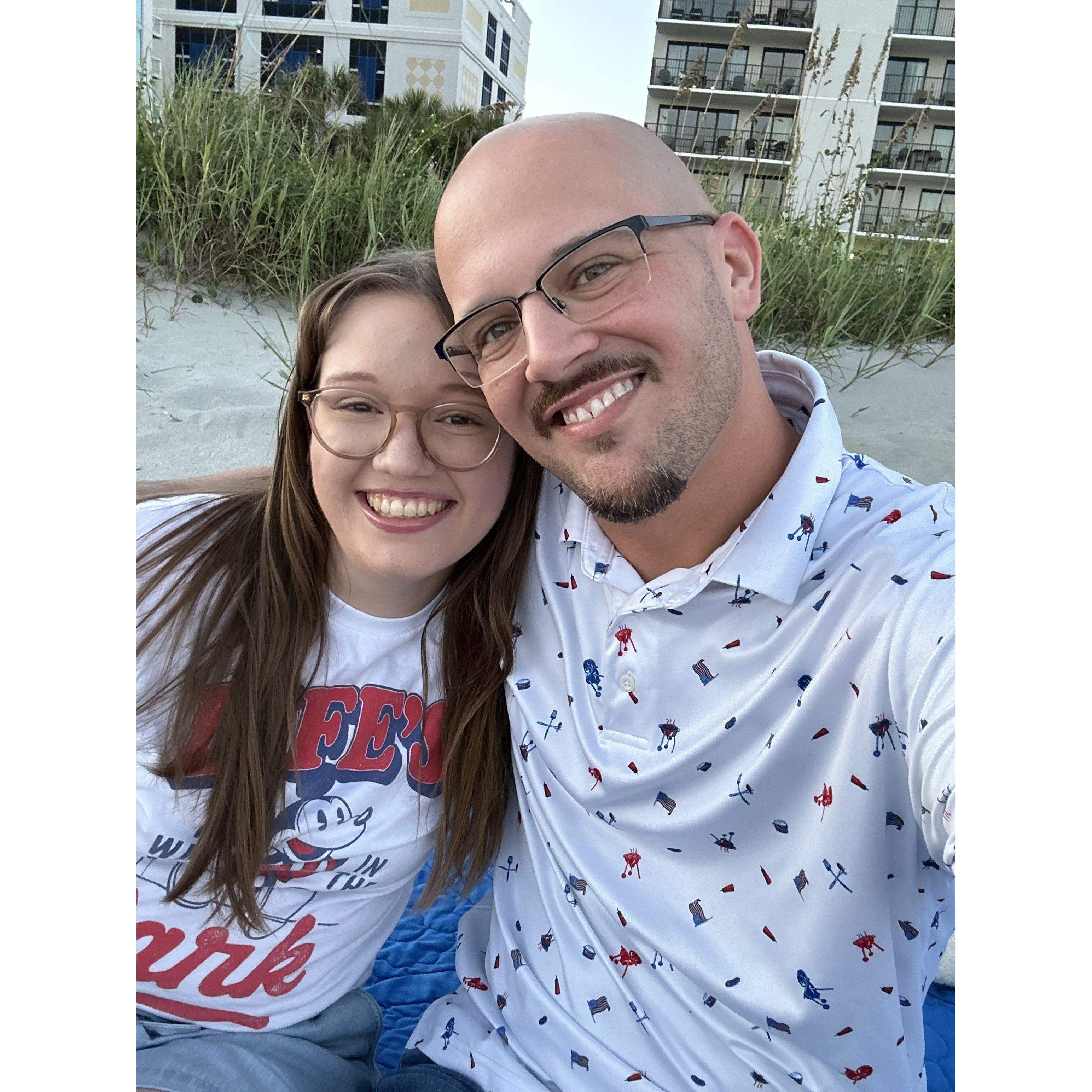 Their one month dating anniversary