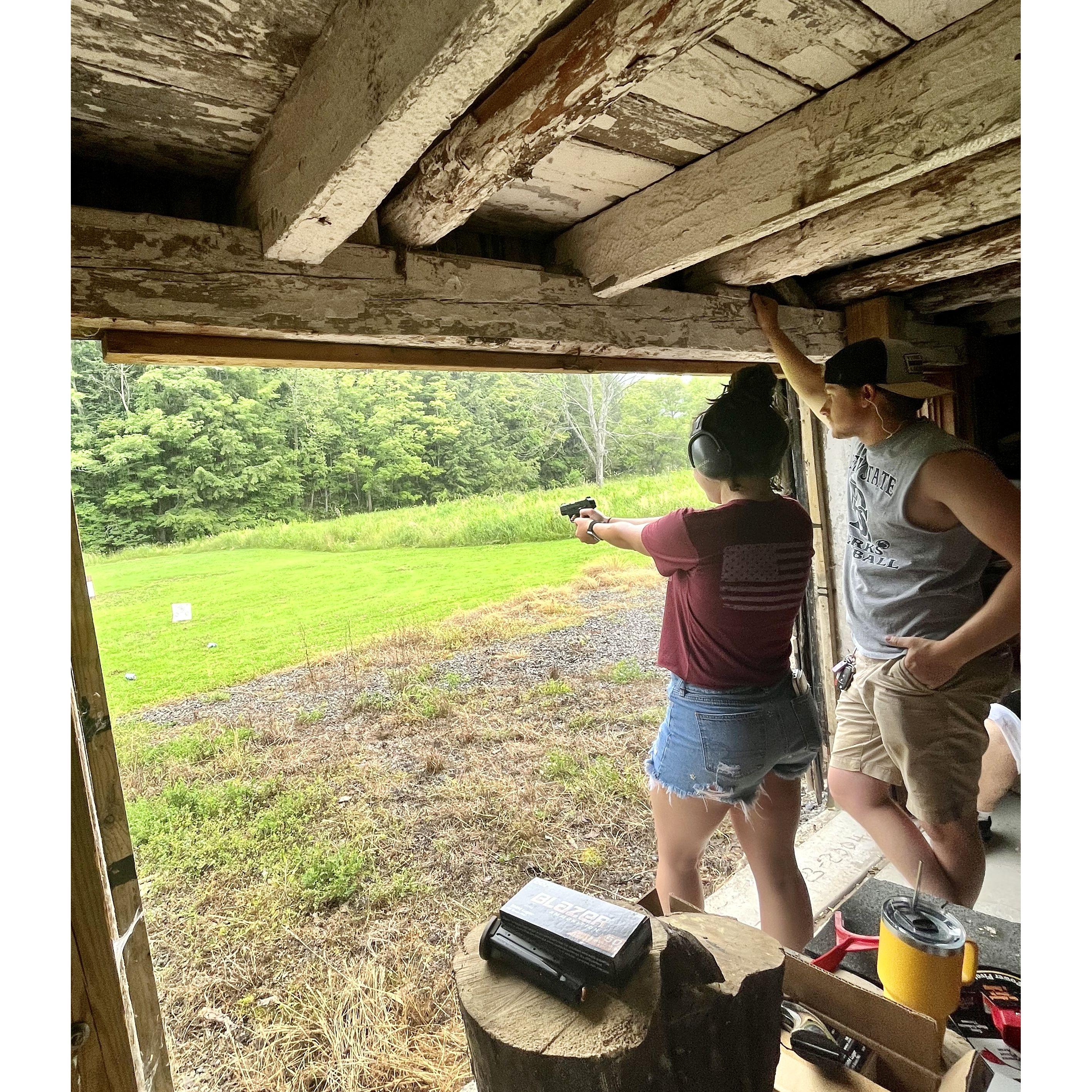 Shooting guns together is one of our favorite hobbies - 6/24/2024