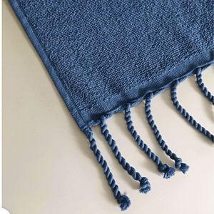 COTTON BEACH TOWEL WITH FRINGE
