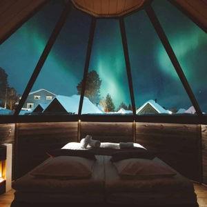 Glass Igloo Stay at Apukka Resort, Rovaniemi (Finland)