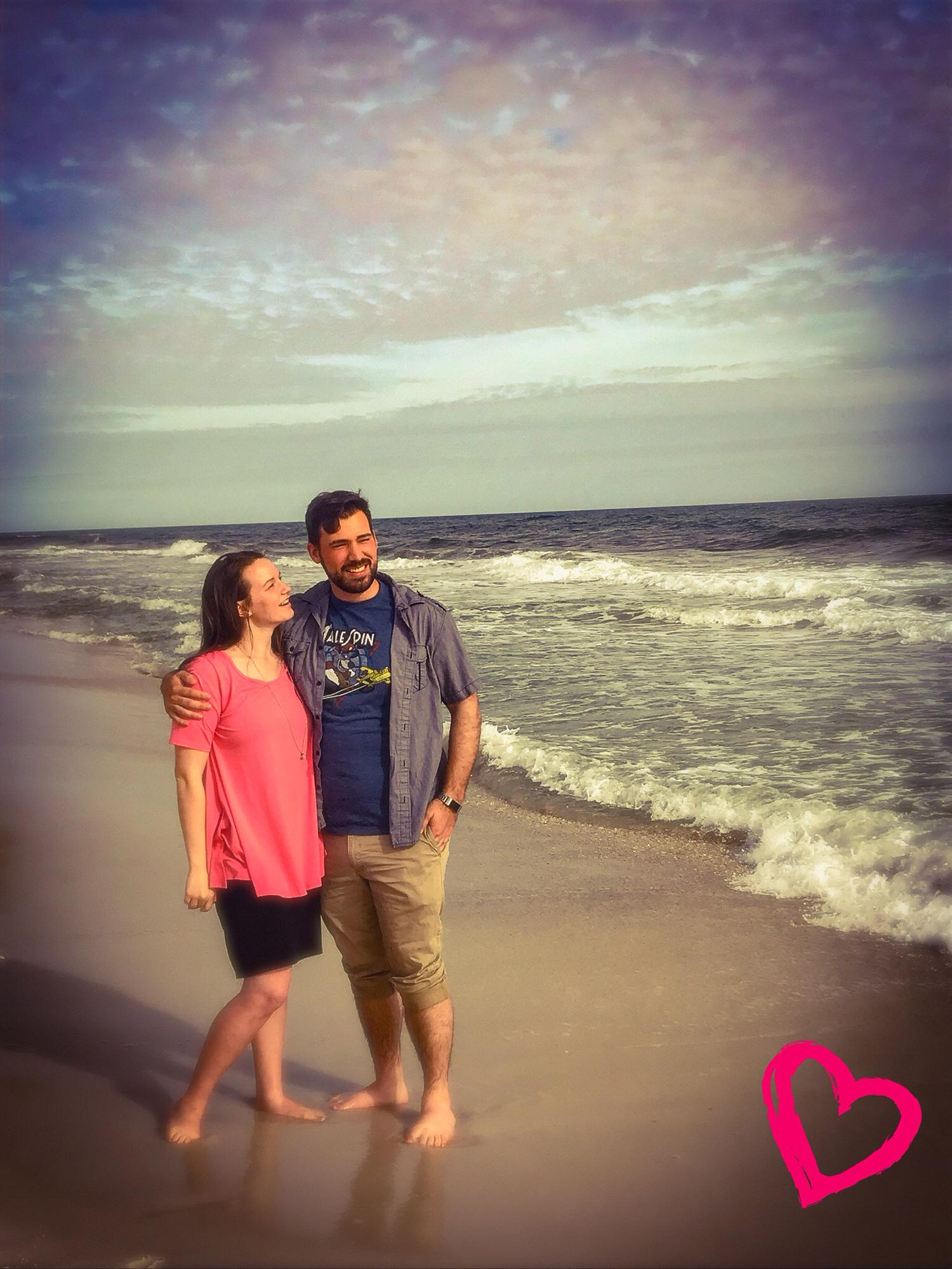 Aimee and I love the beach, as well as the ocean. We have made many memories here at Pensacola Beach.