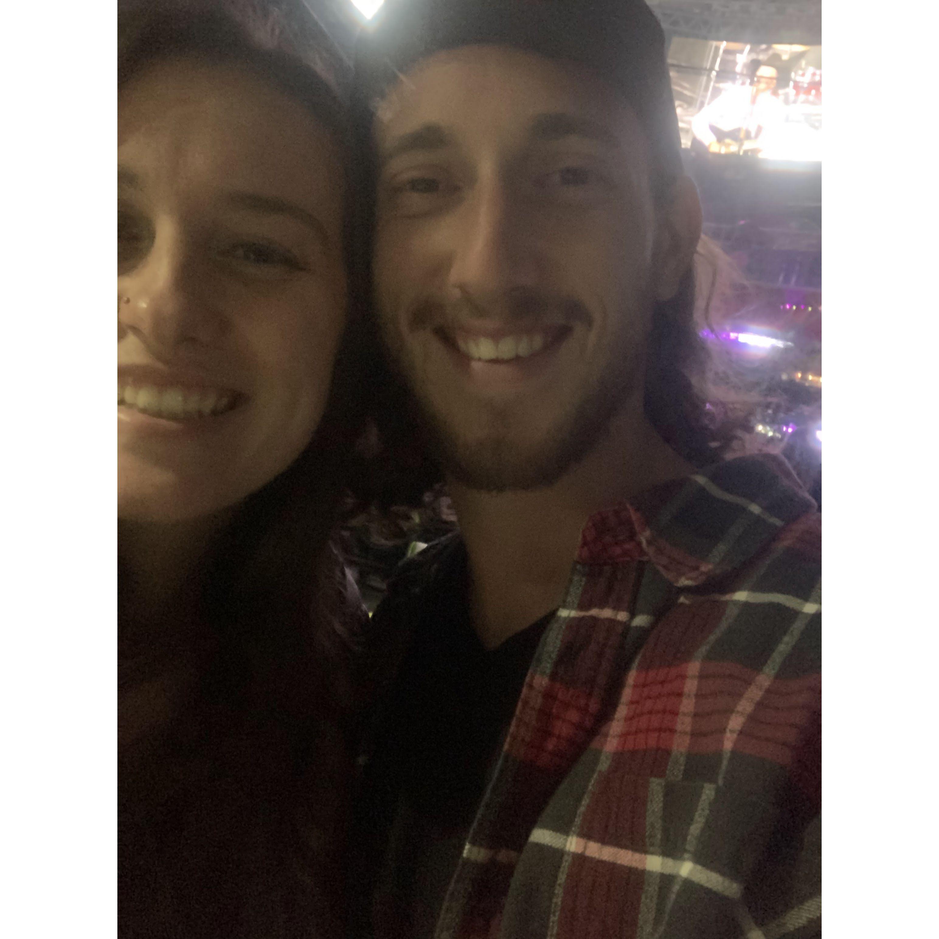 Eric Church & George Strait Concert for Nick's birthday!