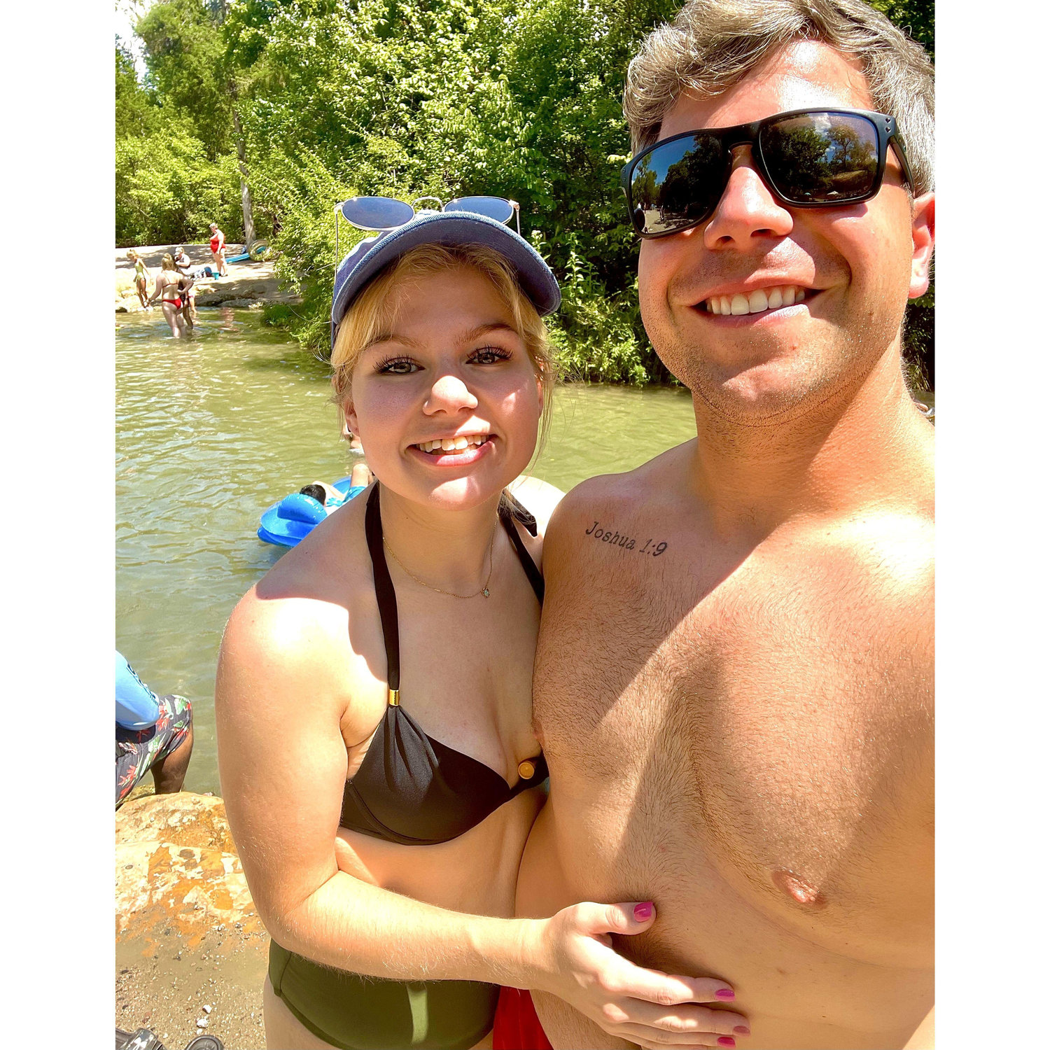 Our first little trip as a couple, across the Oklahoma state border to Little Niagara Falls.