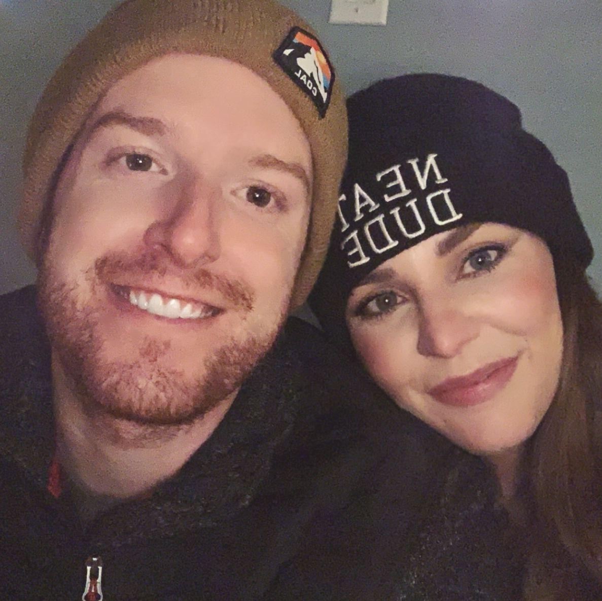 Our first official couple photo after we first started dating January 2021.