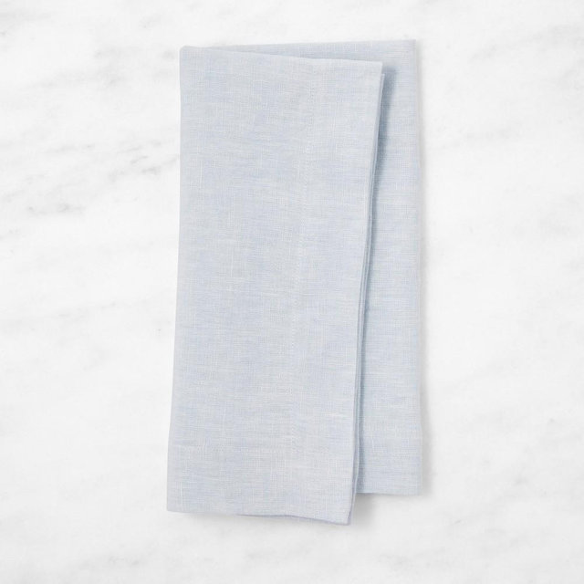 Signature Linen Napkin, Each, Pale Blue