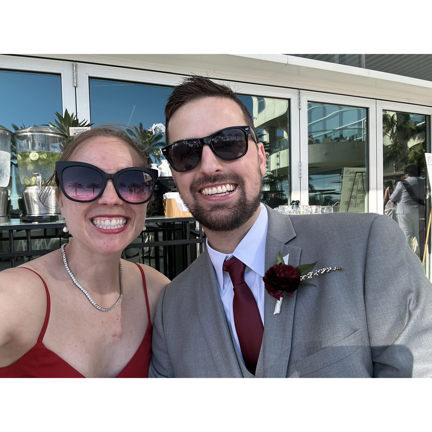At a friend's wedding August 2023