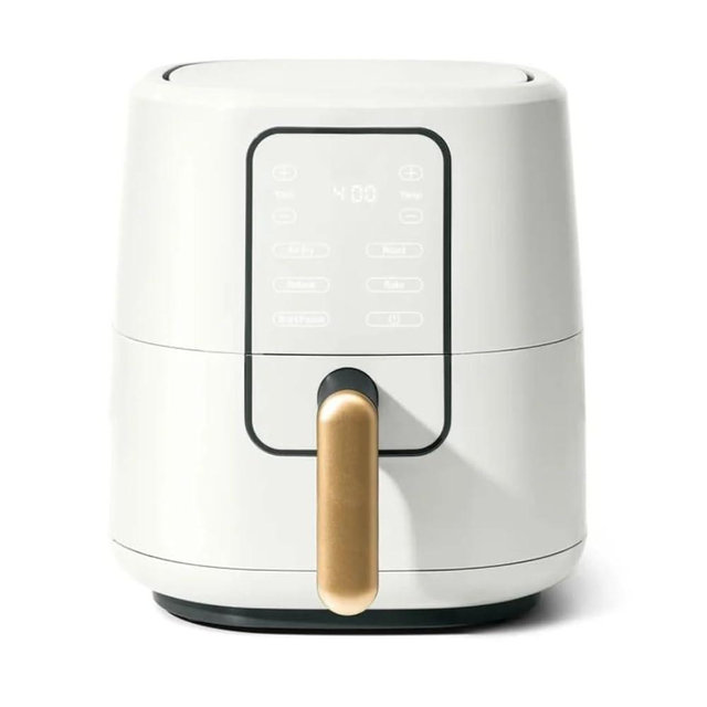 Wonderful 3-Quart Digital Air Fryer with TurboCrisp Technology, Compact Countertop Design with 4 Presets for Baking Roasting and Reheating (White Icing)