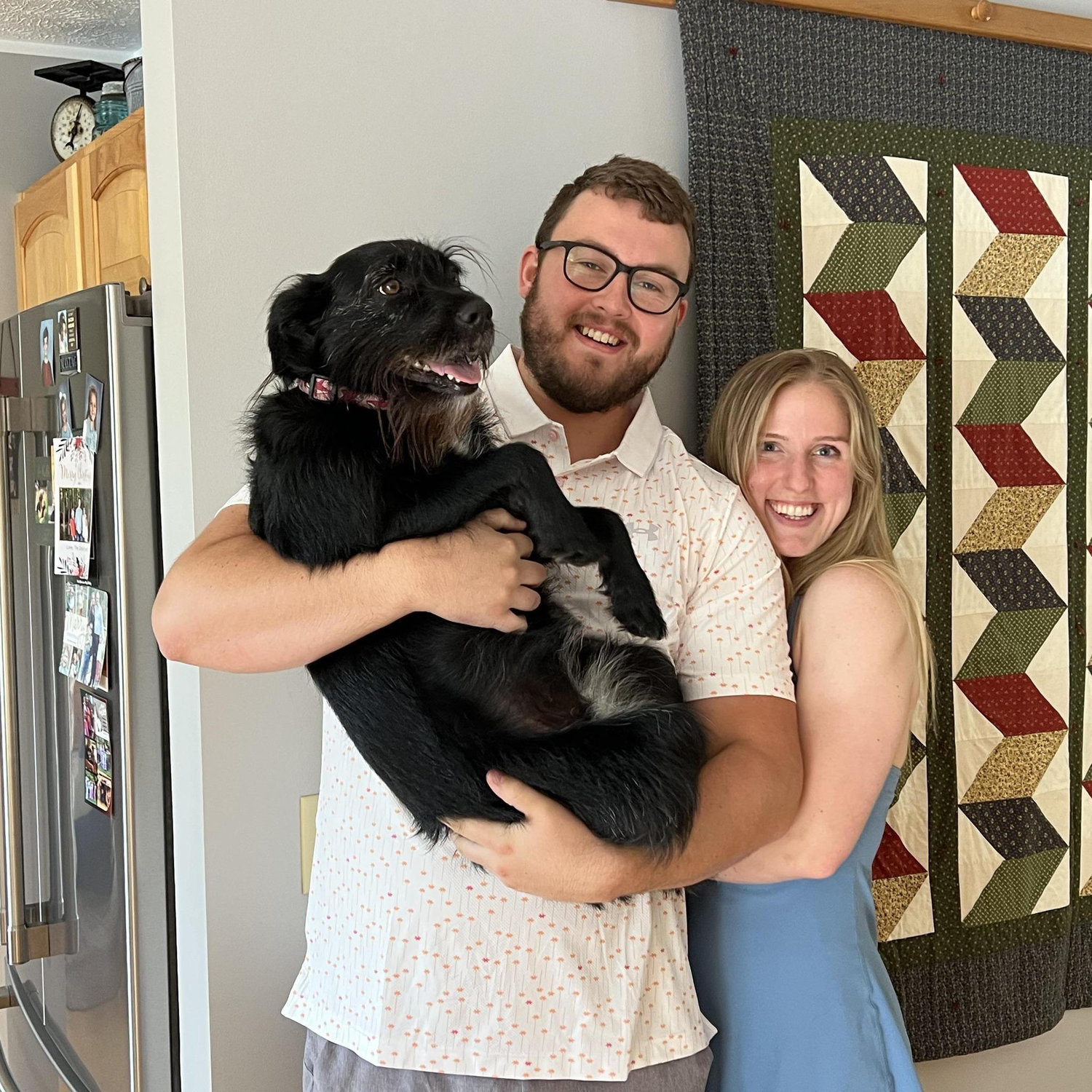 Our first picture together as a couple!