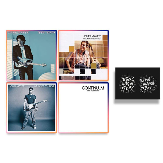 John Mayer: The Soft Rock 4 Studio Album Collection Room For Squares, Heavier Things, Continuum, and Sob Rock