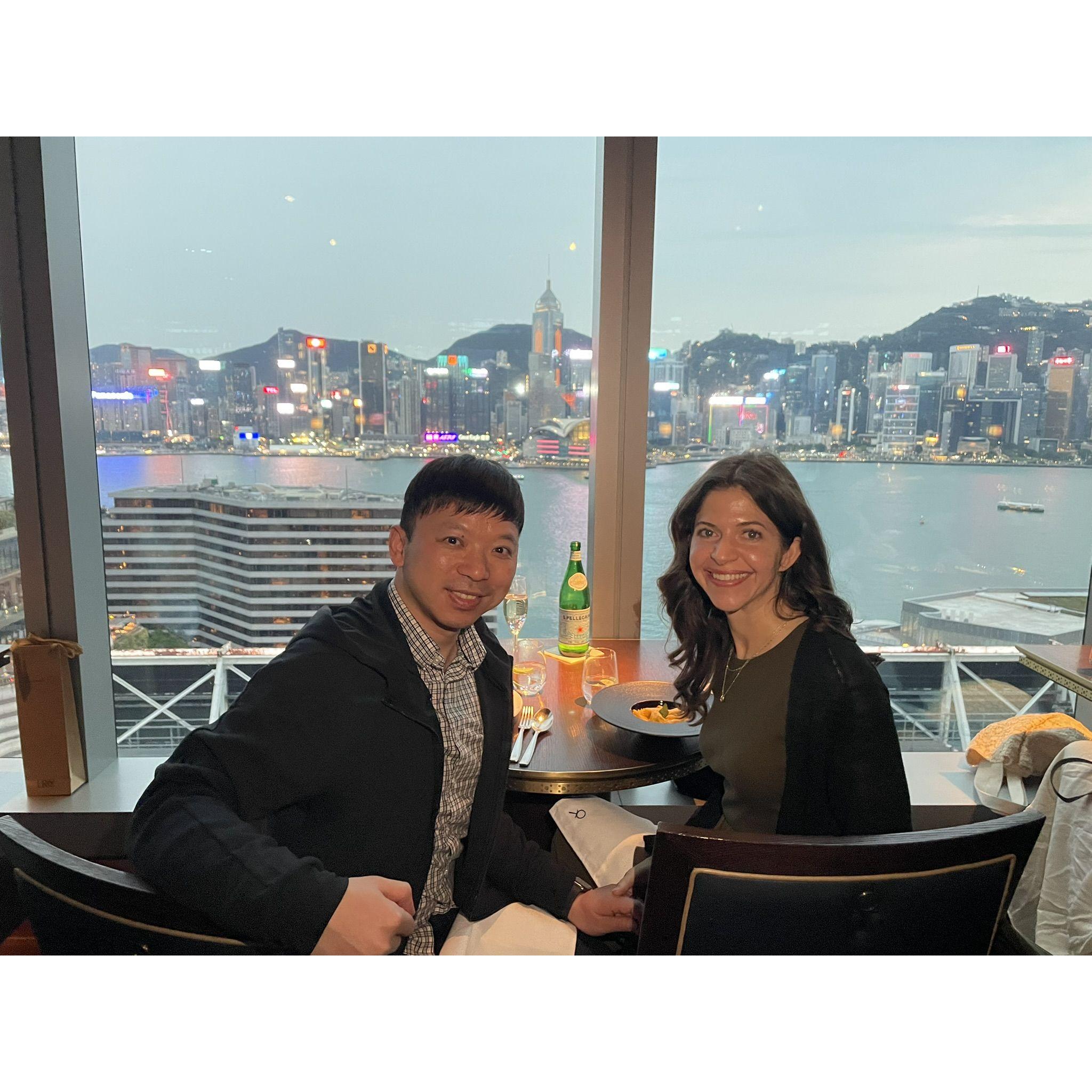 View from Phil's hometown of Hong Kong