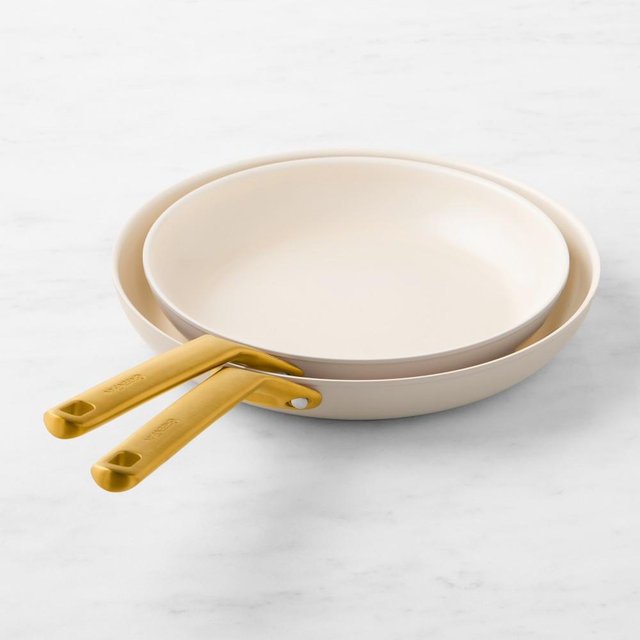 GreenPan™ Reserve Pro Ceramic Nonstick Fry Pan Set, 10" & 12", Oyster