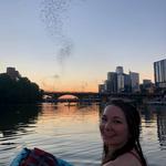 Watch bats fly out of South Congress Bridge