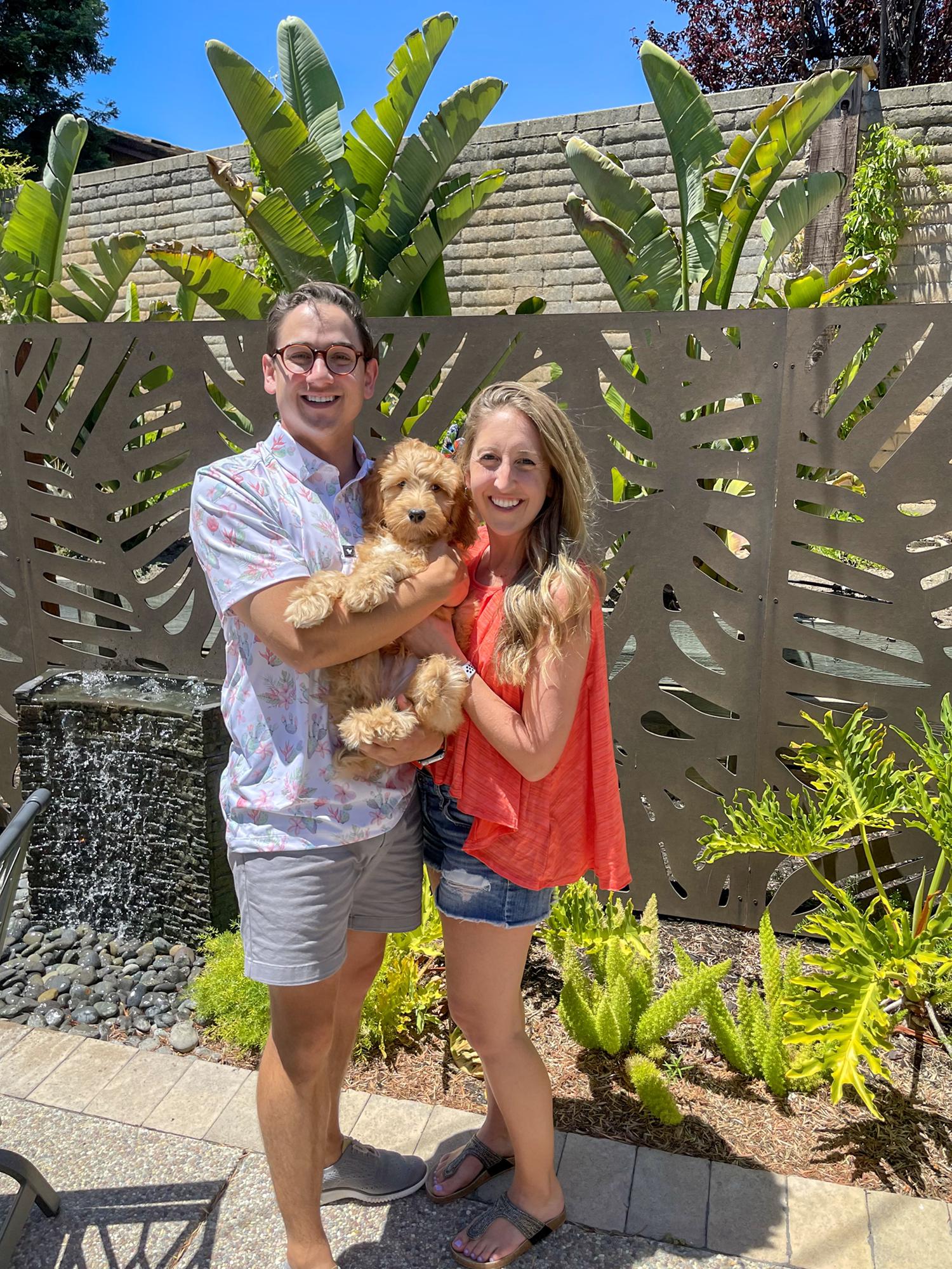 Mitch's first "dog dad" Father's Day