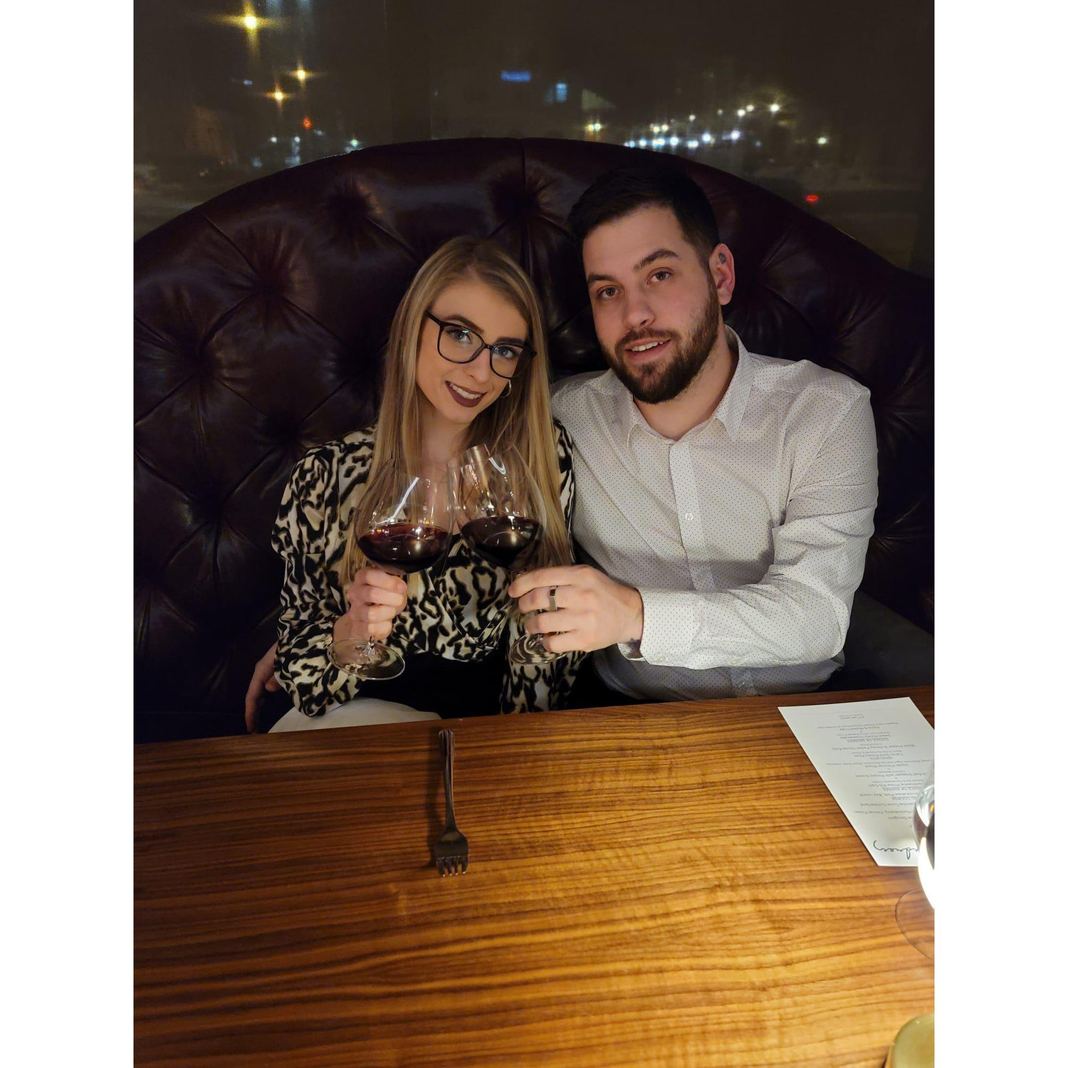 During the best coursed dinner we have ever had in Nashville!