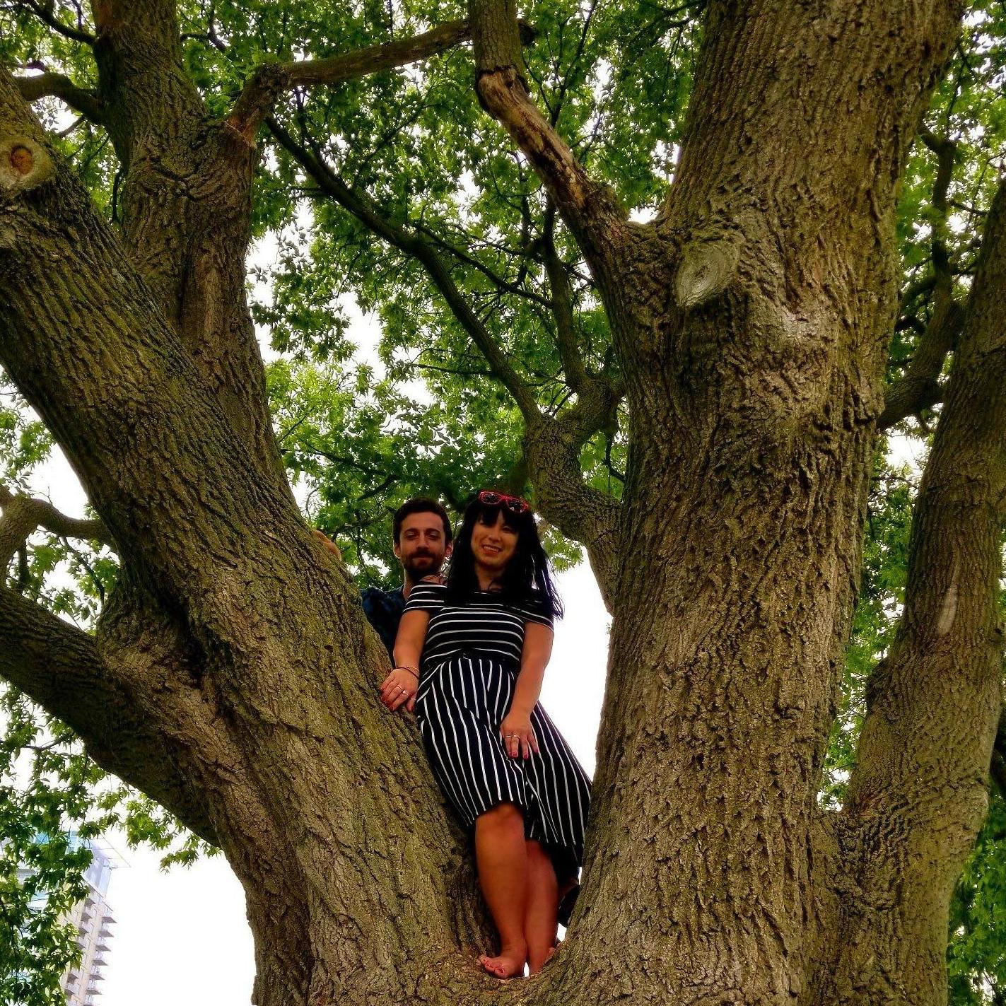 Alex and Mayo in a tree