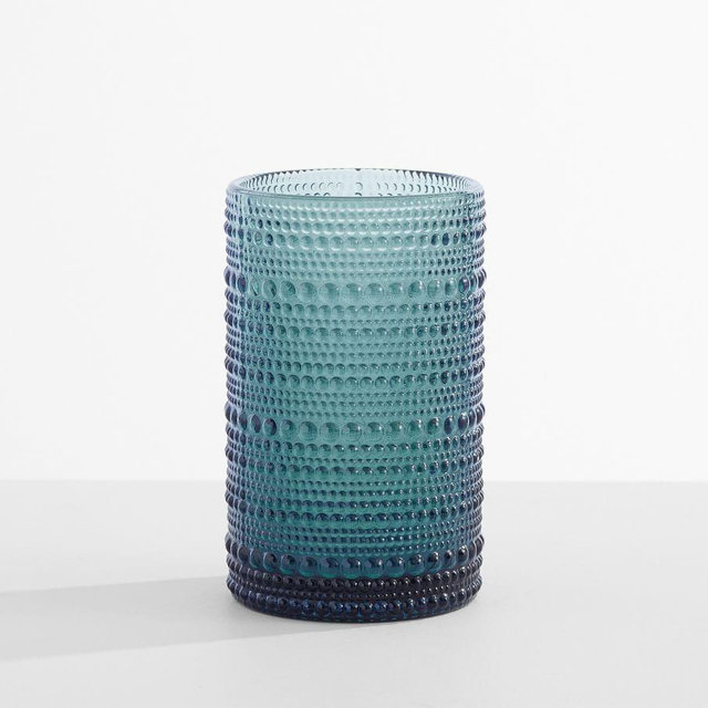 Jupiter Beaded Tumbler, 13.9 oz., Set of 6 - Blue
