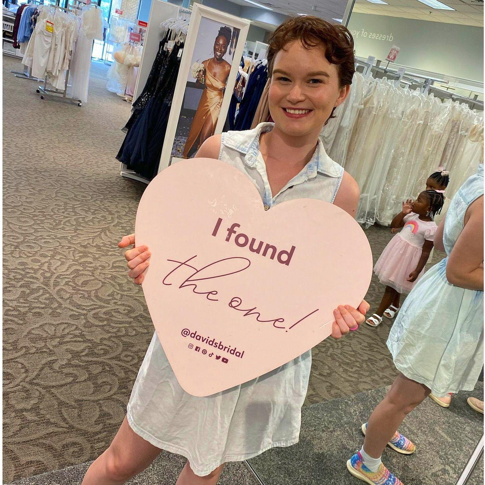 I found the perfect dress and man.
