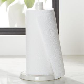 Farmhouse White Paper Towel Holder