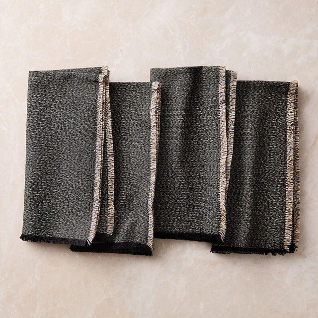 Niran Stripe Napkin Sets, Denim, Set of 4