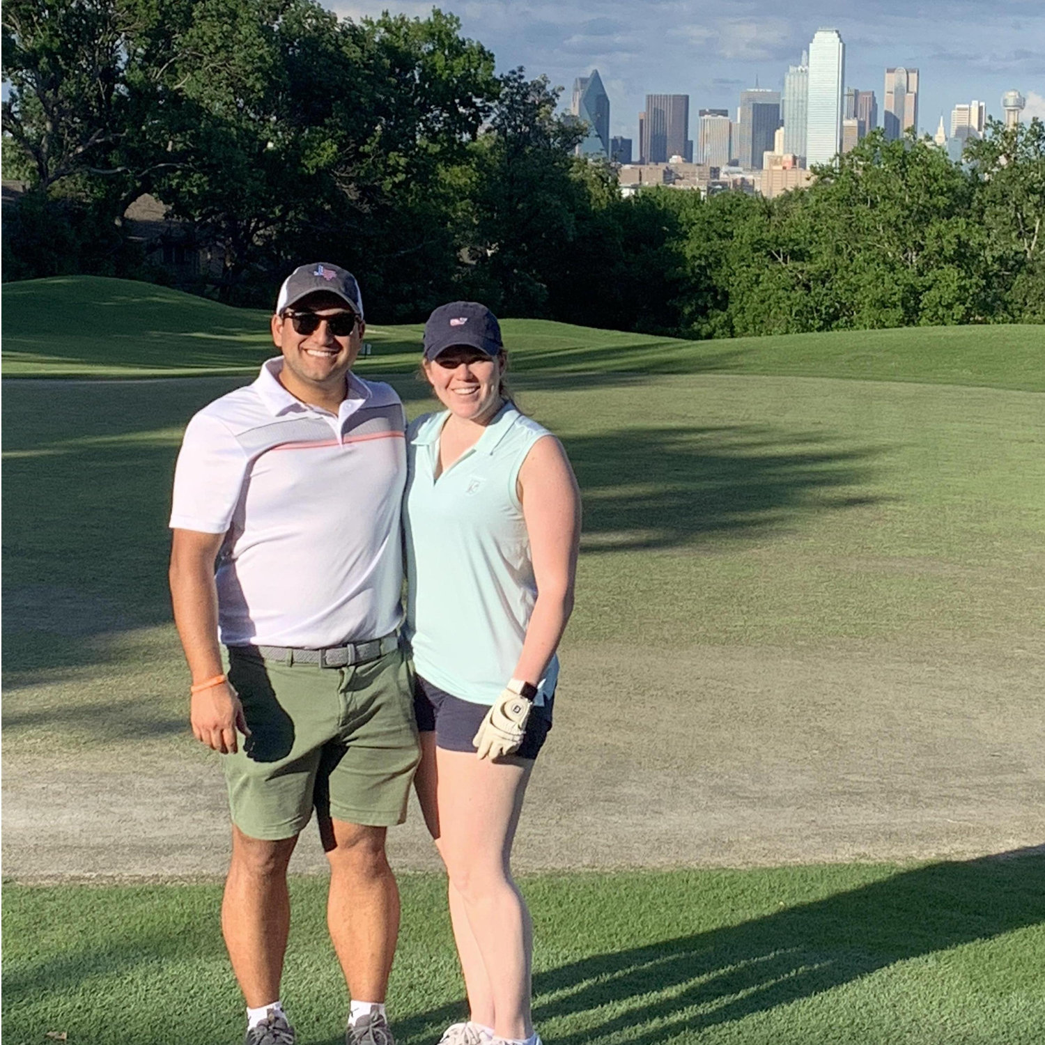 Golfing on our favorite course