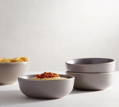 Mason Stoneware Dip Bowls (Graphite Gray)