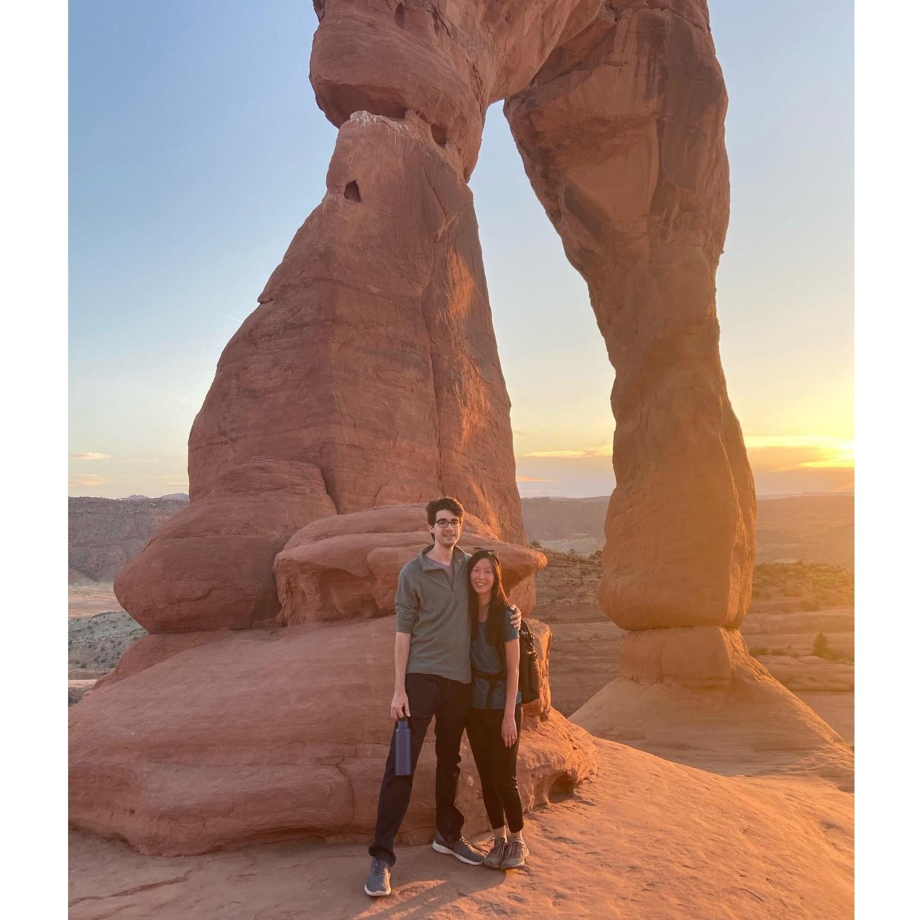 Amazing trip to Arches National Park with their close friends Sonia and Ravi. 10/10 would do again