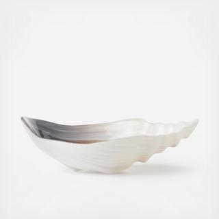 Sabbia Glass Conch Shell Bowl