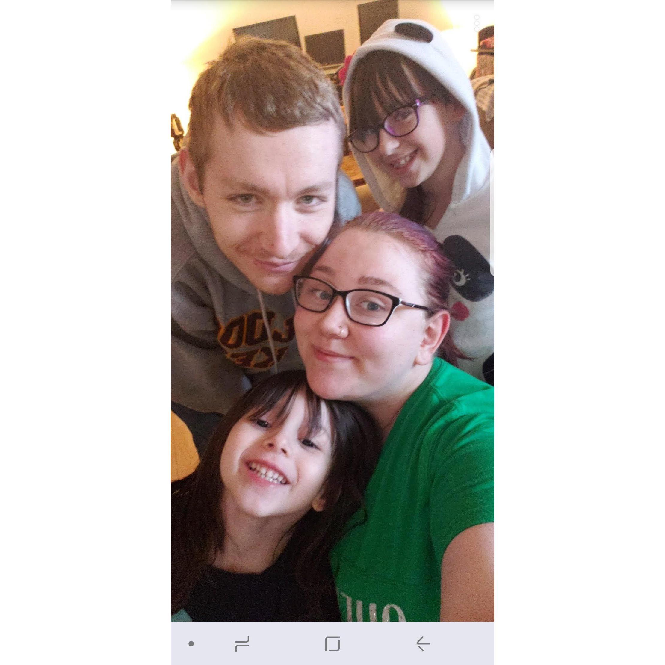 Kieran and the flower girls they now call him Uncle Carrots.