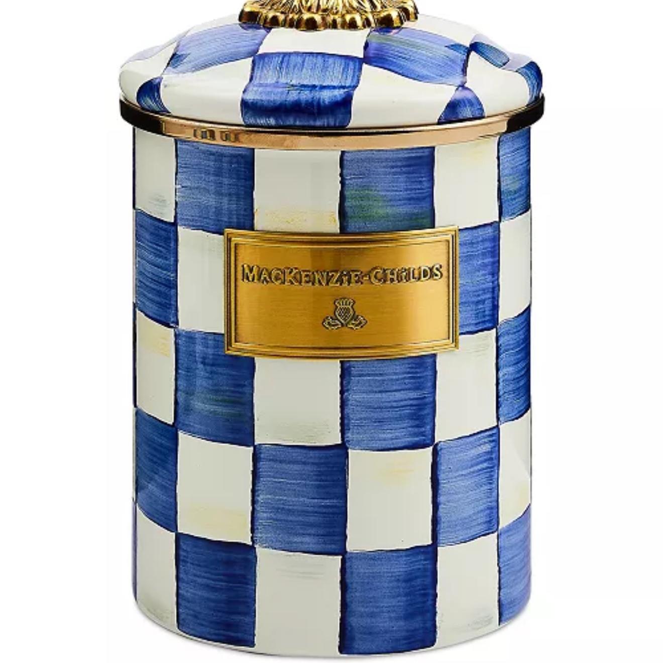 MacKenzie-Childs Check Canister