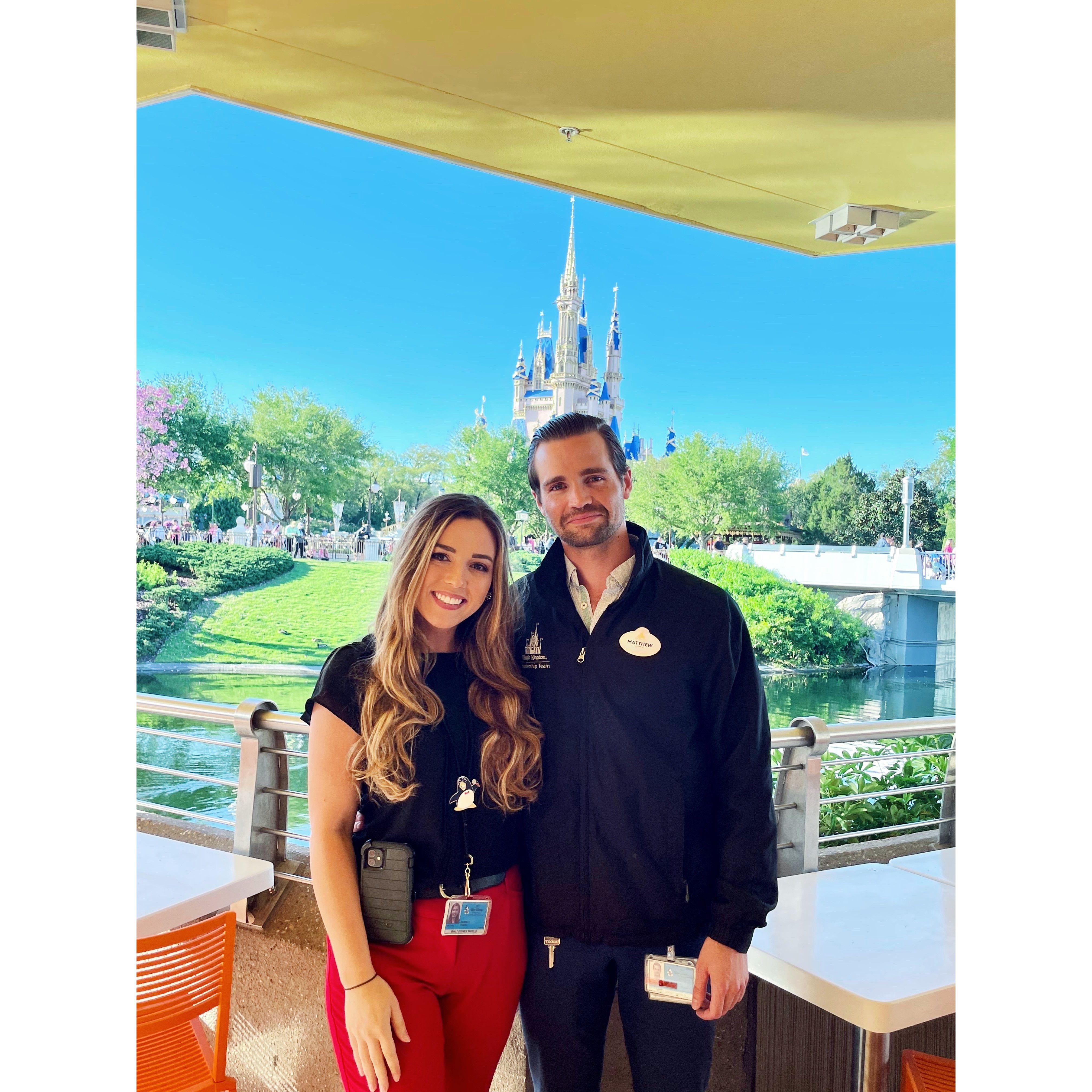Matthew's last day as a Cast Member at Magic Kingdom in 2022