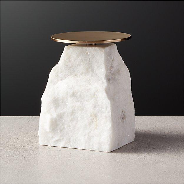 Matter Cut Pillar Candle Holder Small