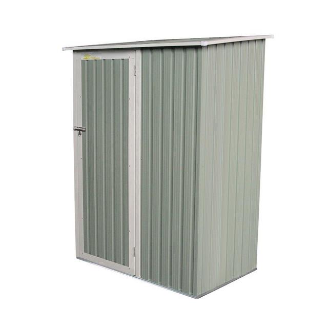 Palm Springs Metal Galvanized Steel Backyard Garden Storage Shed - 4'5" x 3'