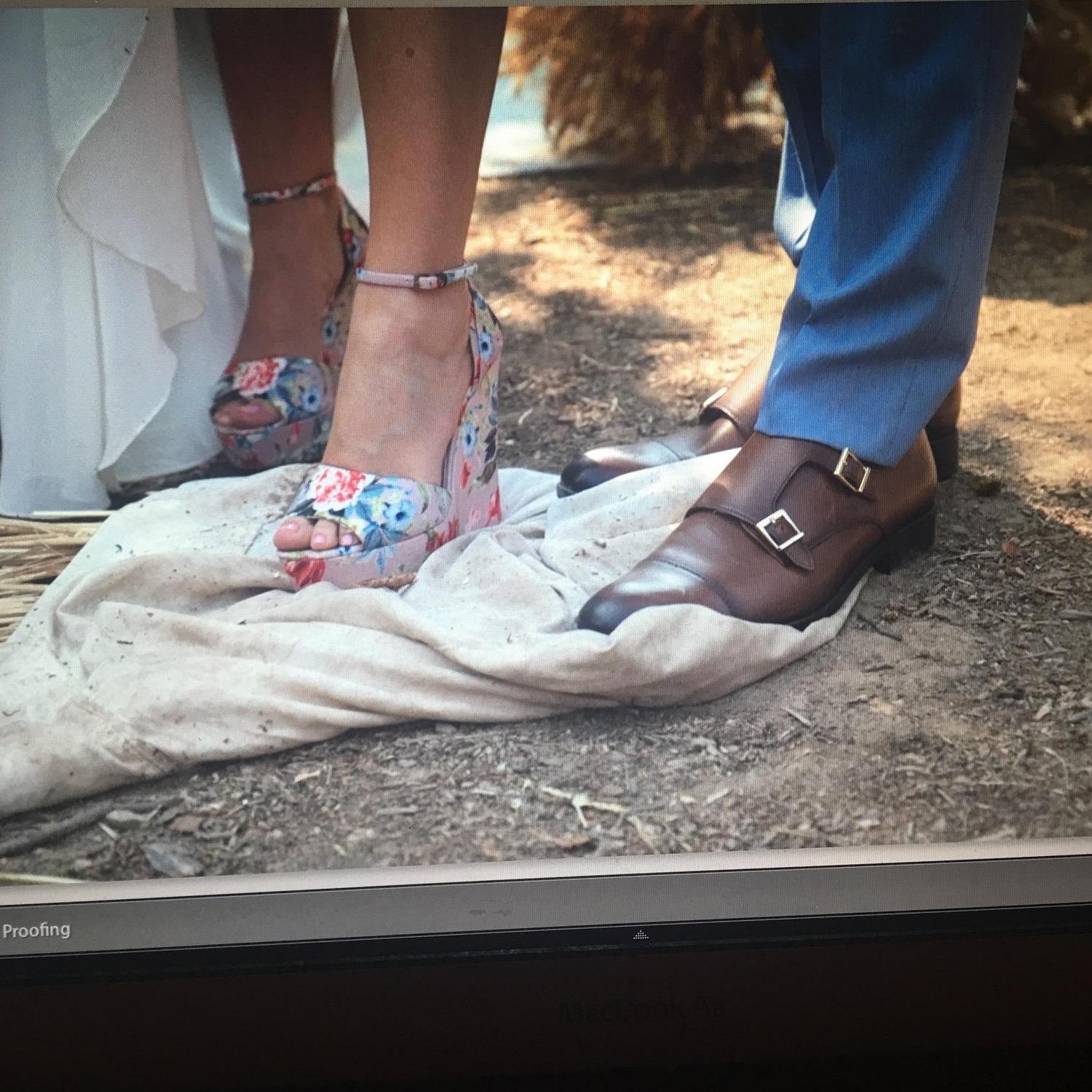 threshing the wheat....sexy shoes