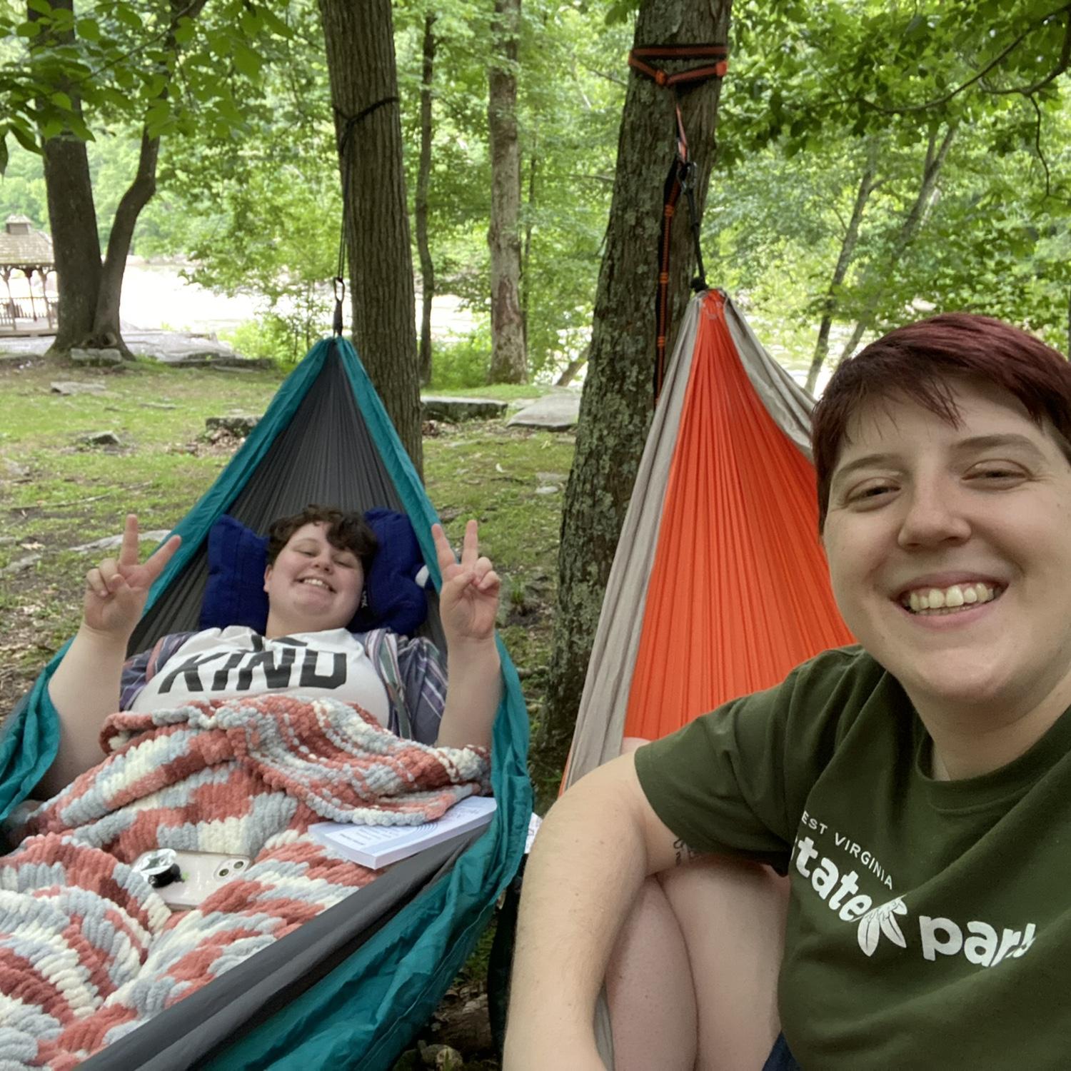 Hammocking at Valley Falls