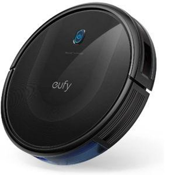 eufy Robot Vacuum 11S MAX, Super Thin, Powerful Suction, Quiet, Self-Charging Robotic Vacuum Cleaner, Cleans Hard Floors to Medium-Pile Carpets, Black