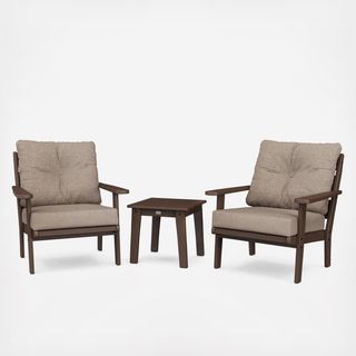 Lakeside 3-Piece Deep Seating Chair Set