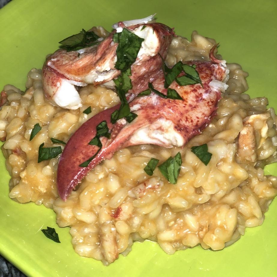 Seth’s favorite home-cooked meal—risotto