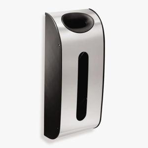 Simplehuman Wall Mount Grocery Bag Dispenser, Brushed Stainless Steel