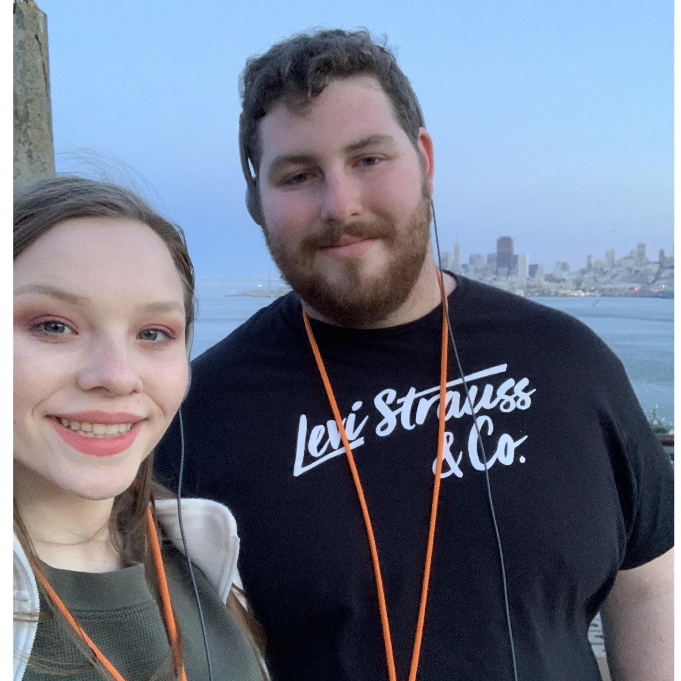 March 30, 2019 - Riley took Bekah to Alcatraz