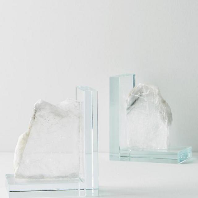 Selenite Bookends