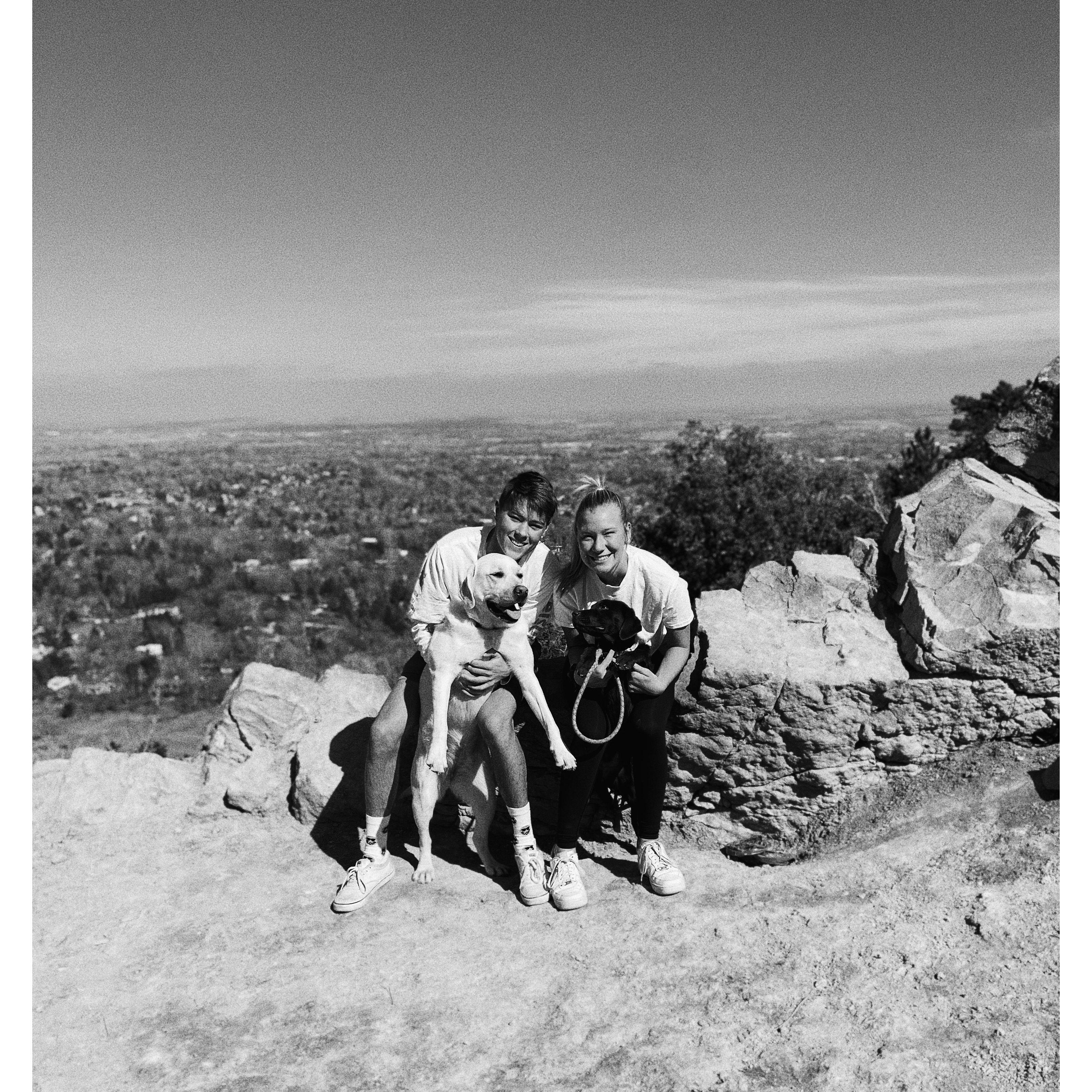 Hiking in Boulder, 2020