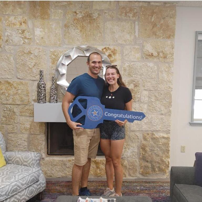 We bought our first house together this summer